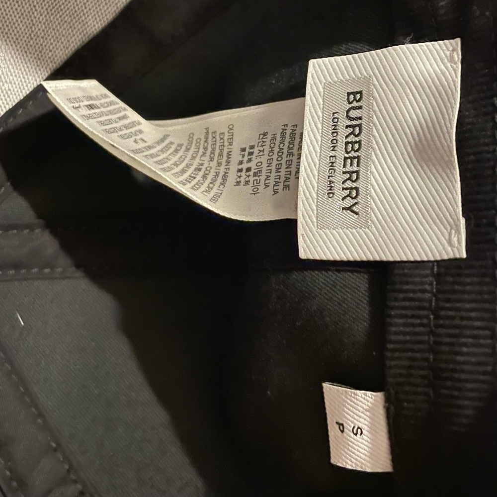 Burberry Love Print Vintage Check Baseball Cap unixes - Picture 3 of 6